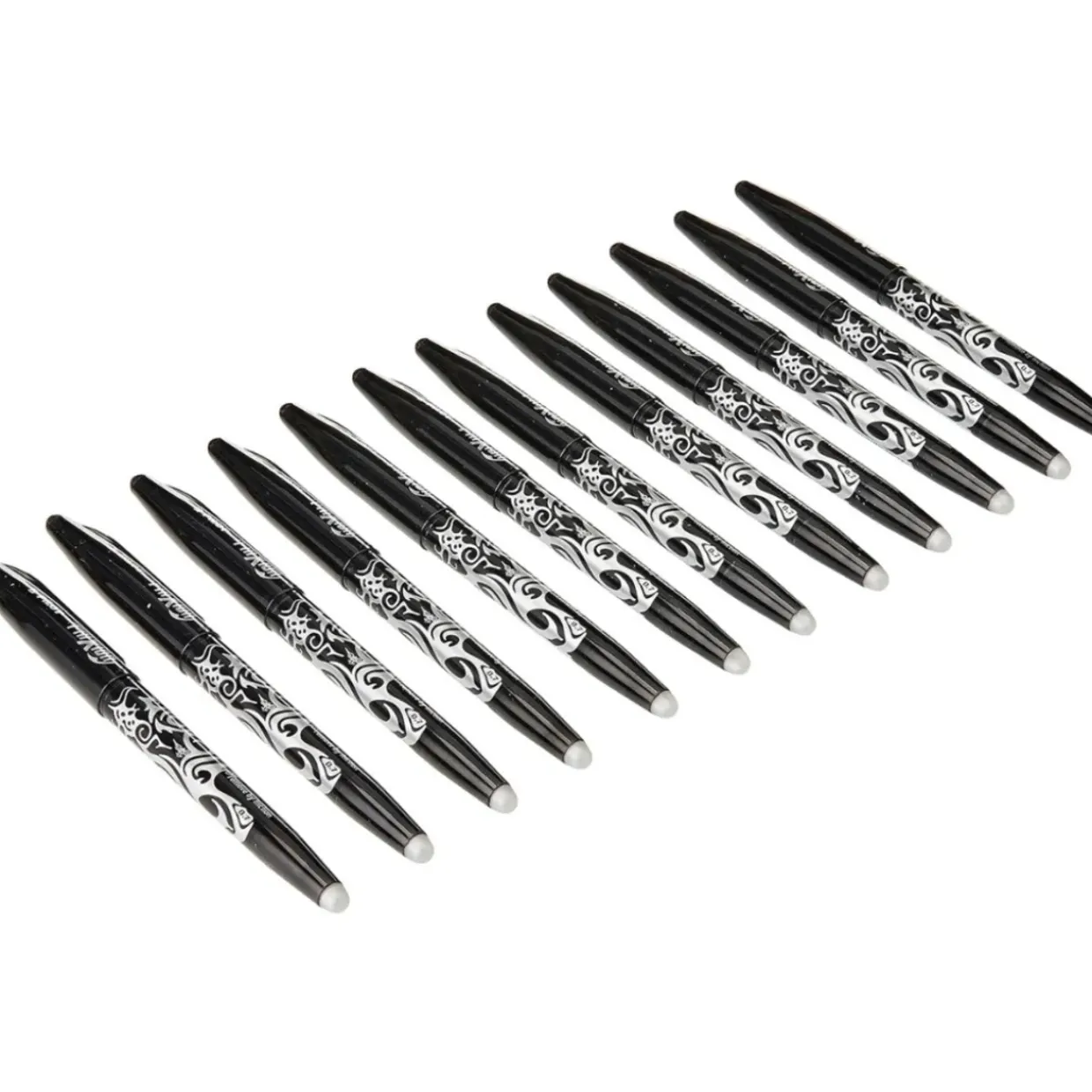 PILOT FriXion Erasable Pens - Black - Pack of 12
