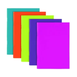 Polypropylene Covered A5 Notebooks 40 Sheets (Pack of 10)