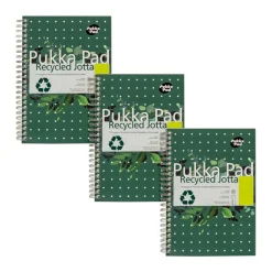 Pukka Pad Recycled A5 Notebook 110 Pages (Pack of 3)