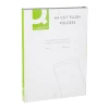 Q-Connect A4 Clear Cut Flush Folder (Pack of 100)