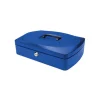Q-Connect Cash Box 12 Inch Blue