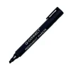 Q-Connect Permanent Marker Pen Chisel Tip Black (Pack of 10)