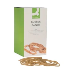 Q-Connect Rubber Bands Assorted Sizes 100g