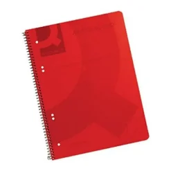 Q-Connect Spiral Bound A4 Notebook 160 Pages (Pack of 5)