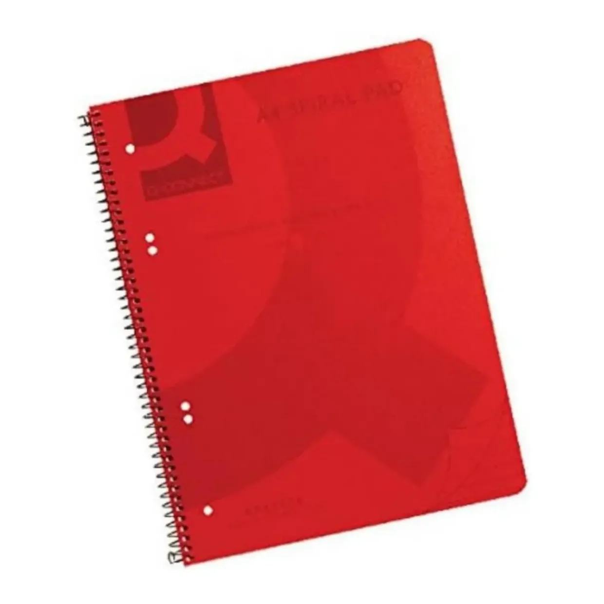 Q-Connect Spiral Bound A4 Notebook 160 Pages (Pack of 5)