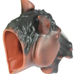 Realistic Farm Animal Hand Puppet Set - Horse & Pig