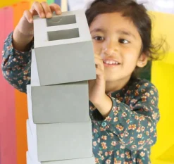 Realistic Foam Bricks - Breeze Blocks 100 pk