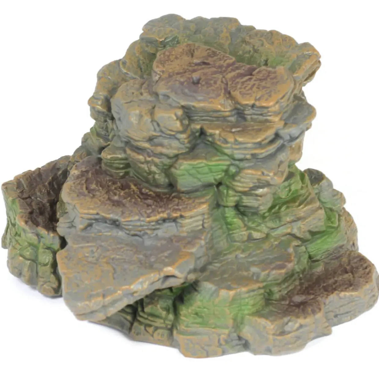 Realistic Small World Scenery, Rocks, Logs & Trees. 10pc