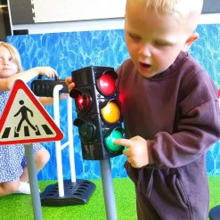 Realistic Toy Traffic Lights for Kids