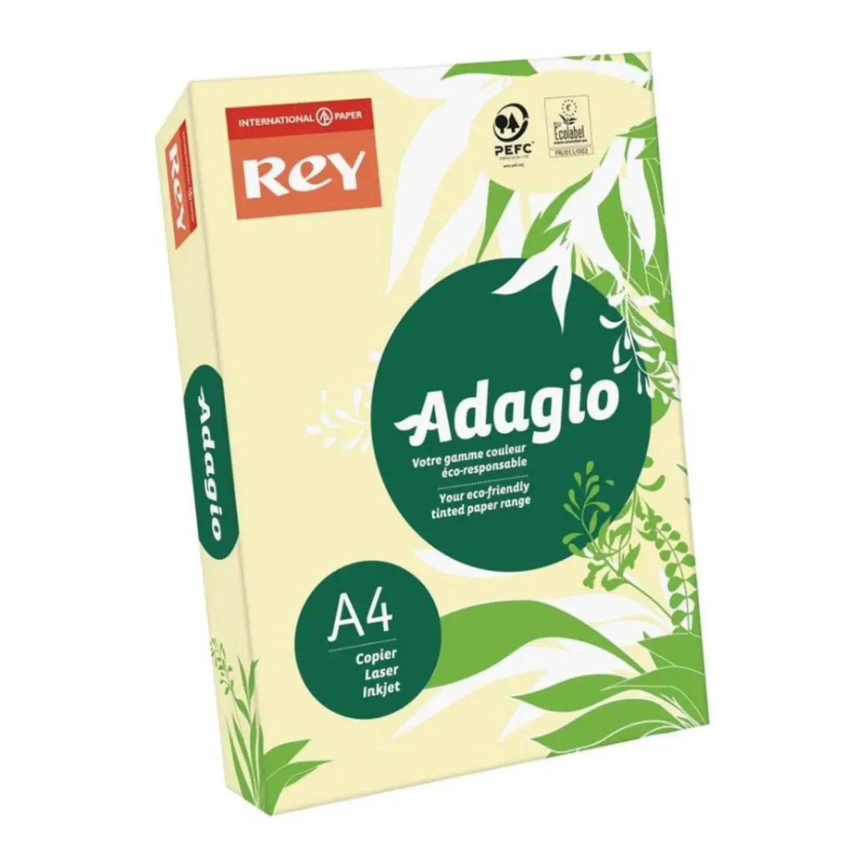 Rey Adagio Card A4 160gsm Canary (250 sheets)