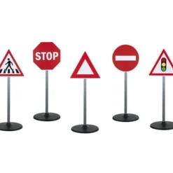 Road Safety Traffic Signs 5Pc Set.
