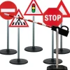 Road Safety Traffic Signs 5Pc & Parking Barrier Set.