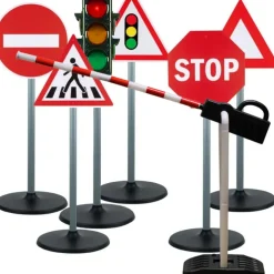 Road Safety Traffic Signs, Traffic Light & Parking Barrier Set.