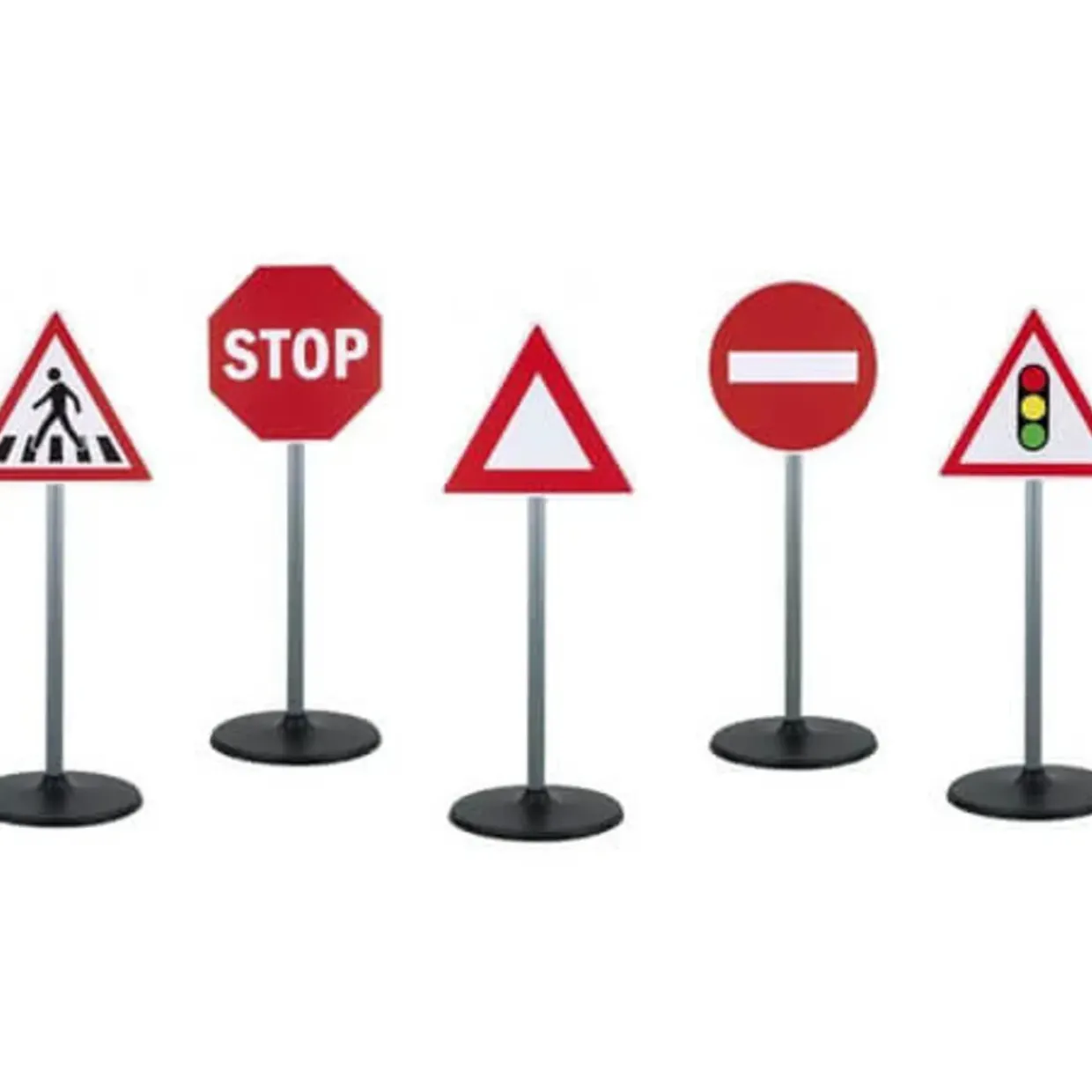 Road Safety Traffic Signs, Traffic Light & Parking Barrier Set.