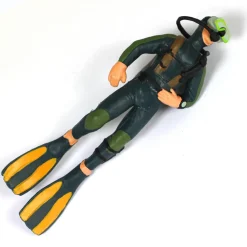 Sea Creatures, Animals & Diver Toys - 7pc