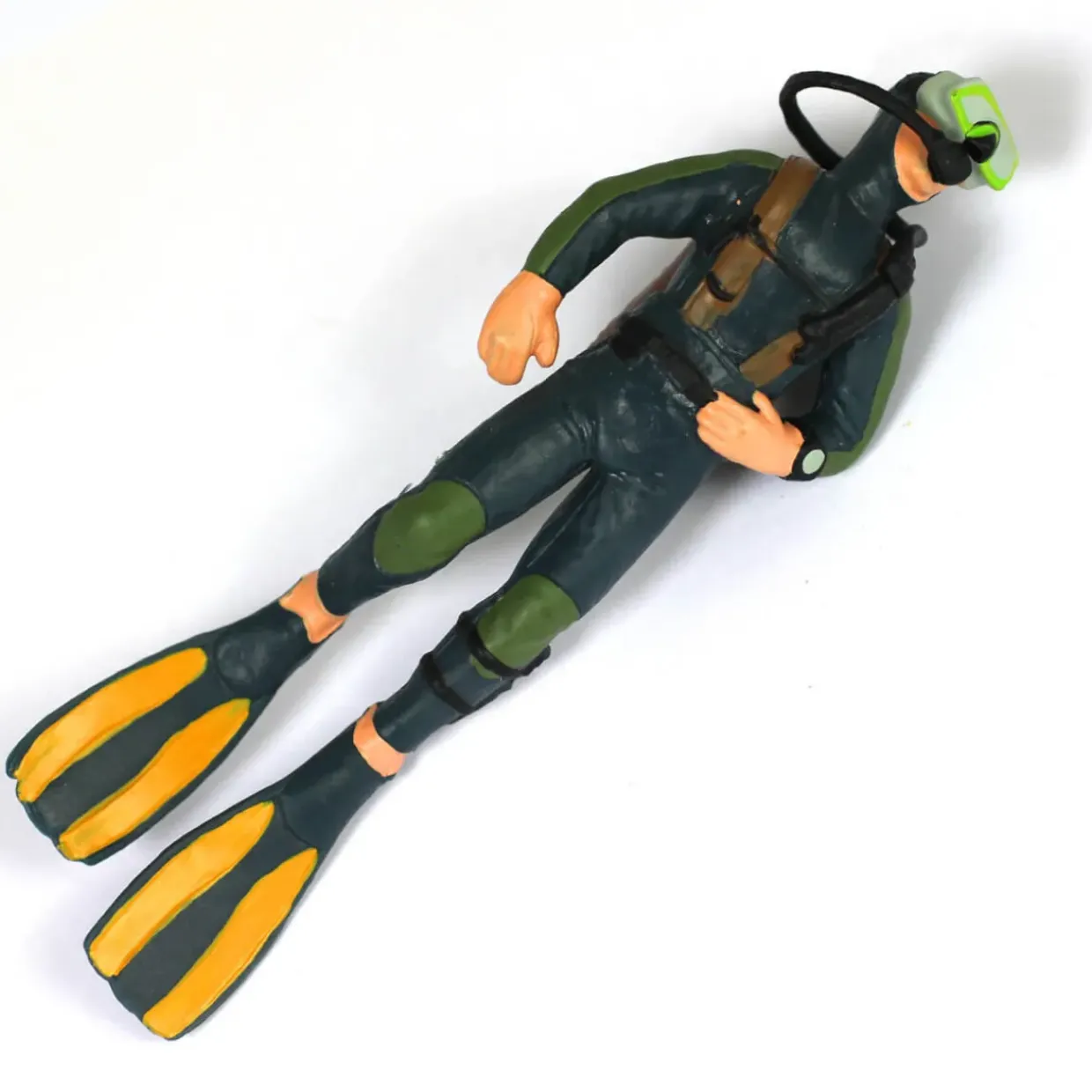 Sea Creatures, Animals & Diver Toys - 7pc