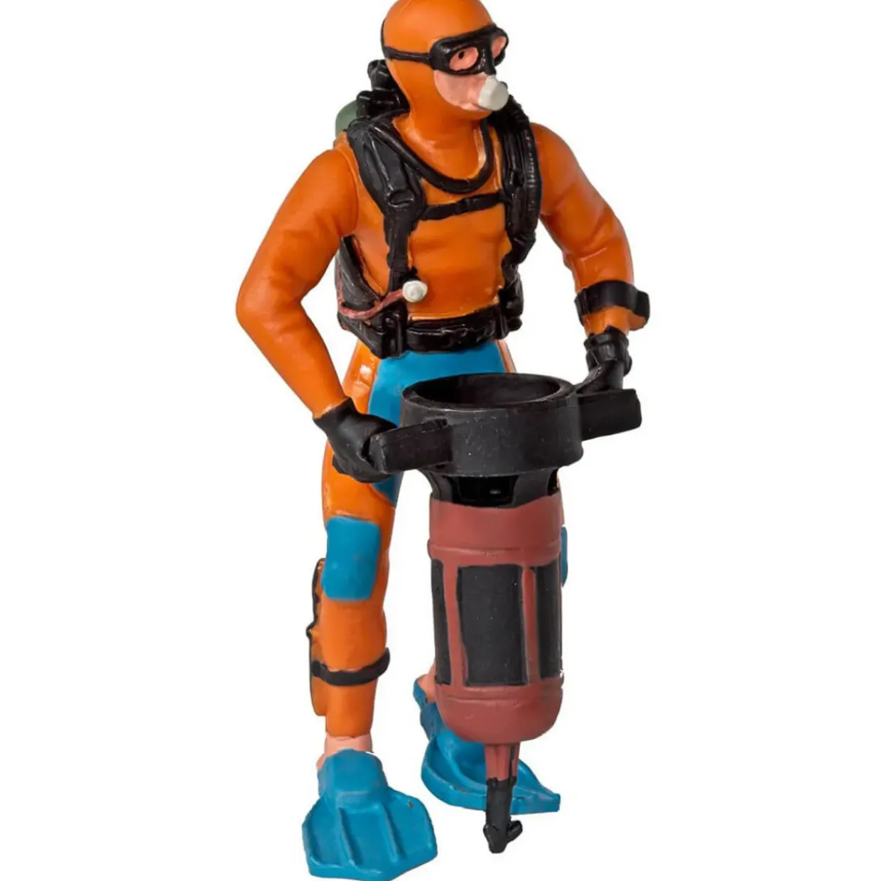 Sea Creatures, Animals & Diver Toys - 7pc