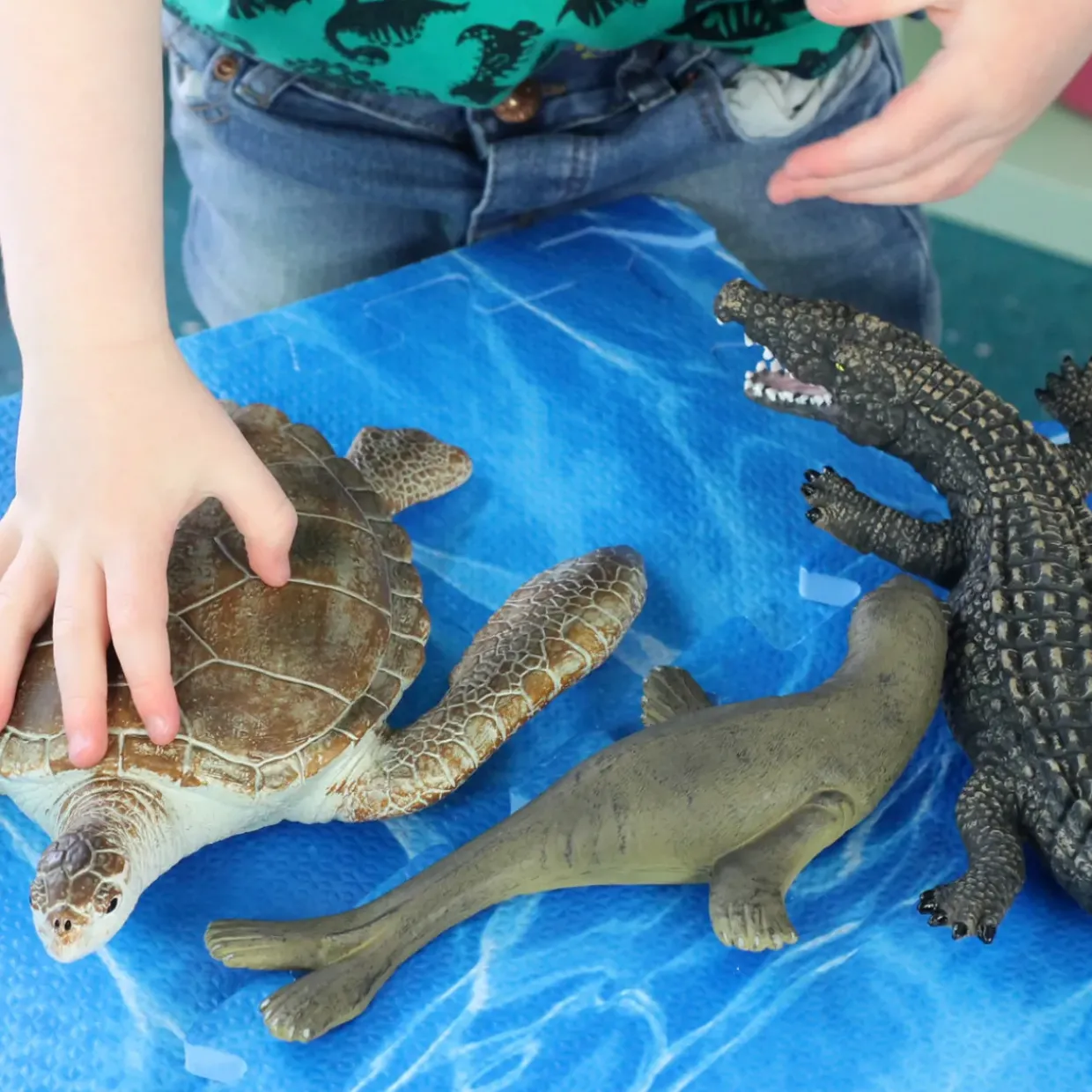 Sea Life Animal Toys - Turtle, Crocodile, Seal