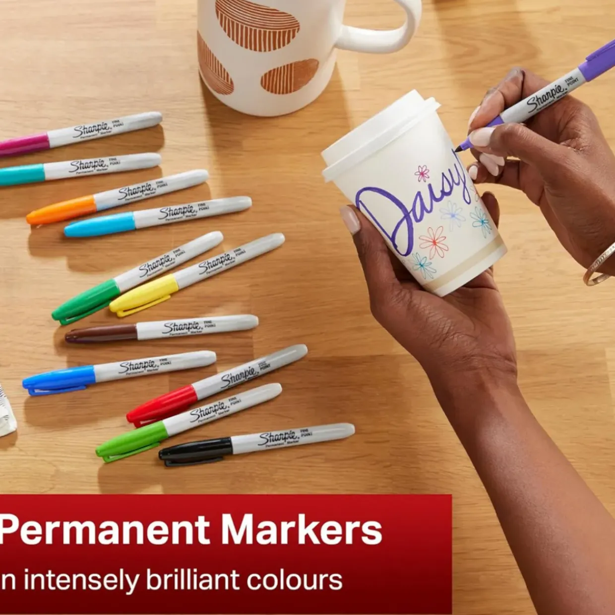 Sharpie Permanent Fine Markers Assorted Fun Colours (Pack 18)