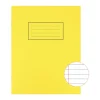 Silvine Exercise Book Ruled 229x178mm Yellow (Pack of 10)