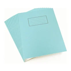 Silvine Exercise Book Ruled 229x178mm Blue (Pack of 10)