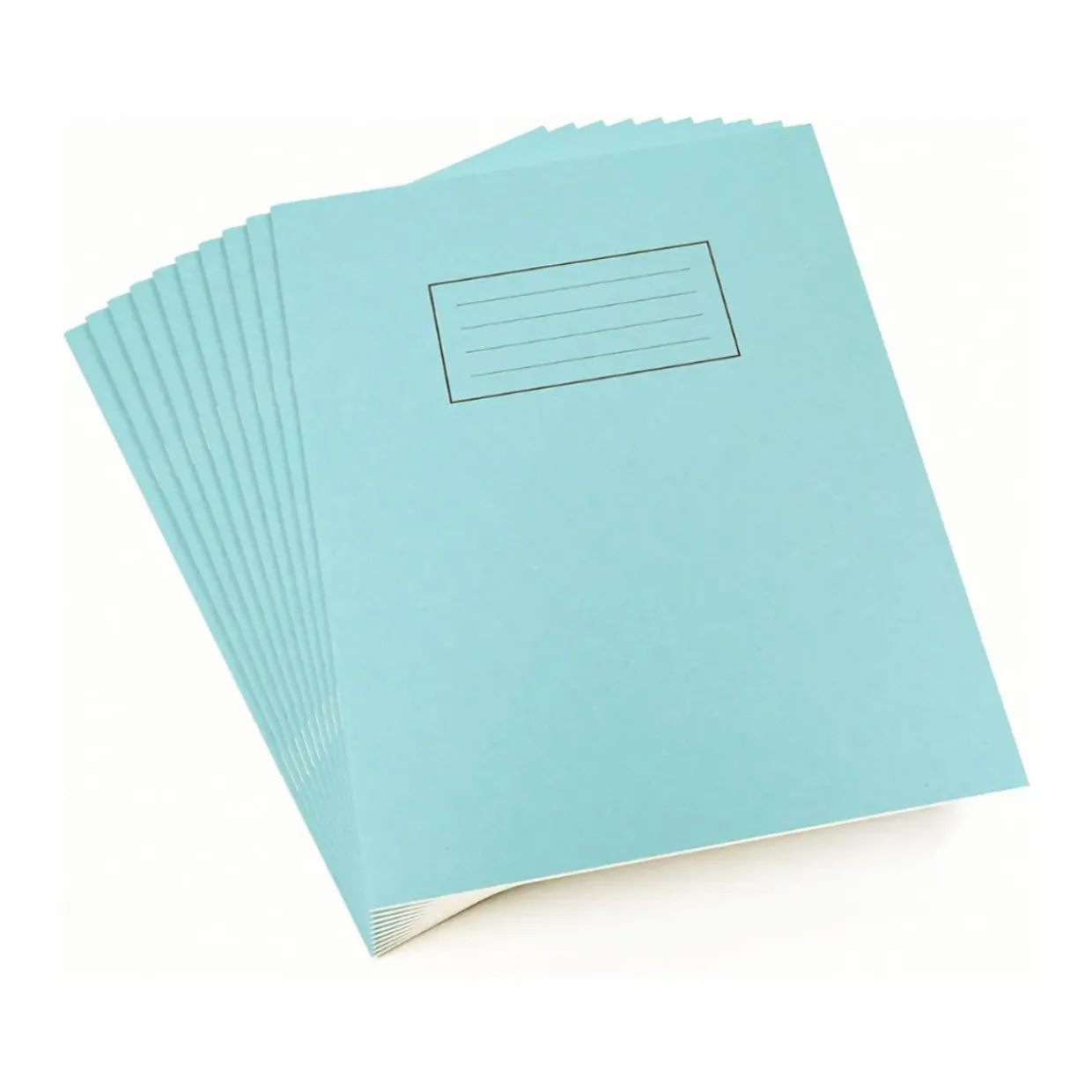 Silvine Exercise Book Ruled 229x178mm Blue (Pack of 10)