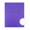 Silvine Purple 229x178mm Ruled Exercise Books (Pack of 10)