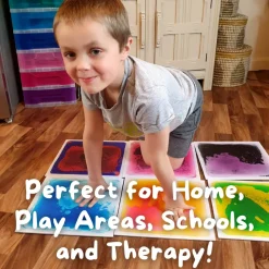 Small Sensory Floor Tiles - Non-Slip, Durable, & Calming