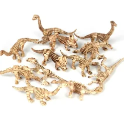 Small World Dinosaur Skeletons Set - 102pcs for Counting & Matching Fun!