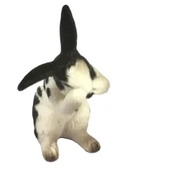 Small World Domestic Pet Dog Cat & Rabbit Figures - 16pc for Pretend Play