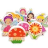 Small World Fairy Wooden Figures. 8PCS