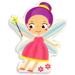 Small World Fairy Wooden Figures. 8PCS