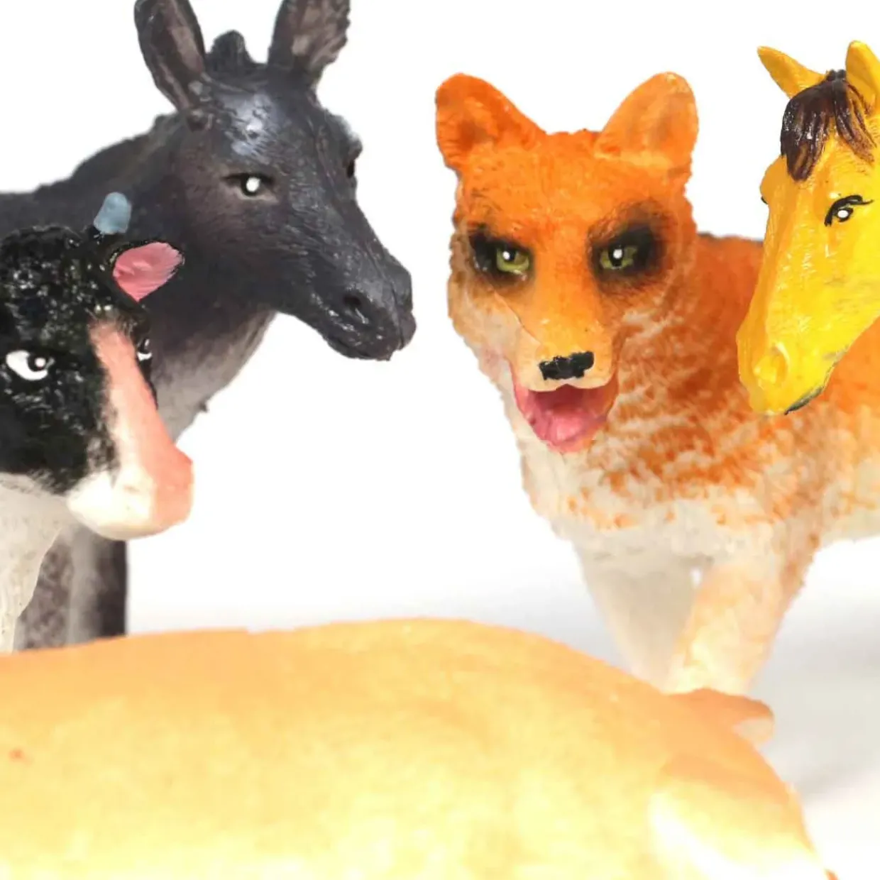Small World Farm Animal Toys - 6 Piece Set with Realistic Detail