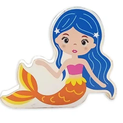 Small World Mermaid Wooden Figures. 8PCS