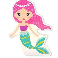 Small World Mermaid Wooden Figures. 8PCS