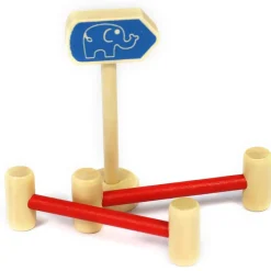 Small World Portable Wooden Zoo Playset