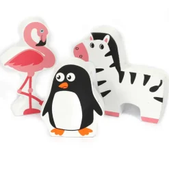 Small World Portable Wooden Zoo Playset