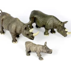 Small World Rhino Family 3pc
