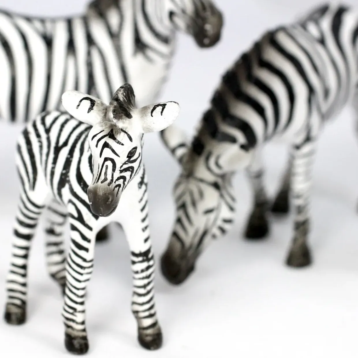 Small World Zebra Family 4pc