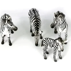 Small World Zebra Family 4pc