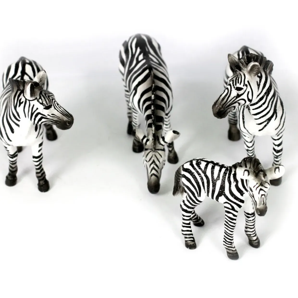 Small World Zebra Family 4pc