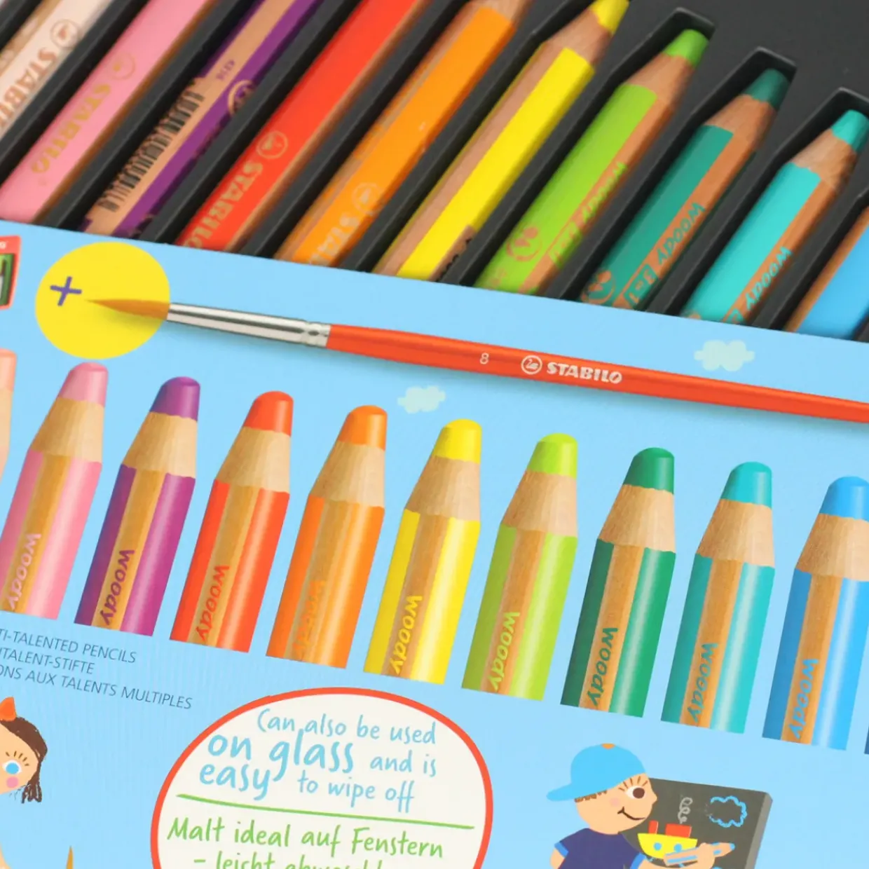 Stabilo woody 18 pack