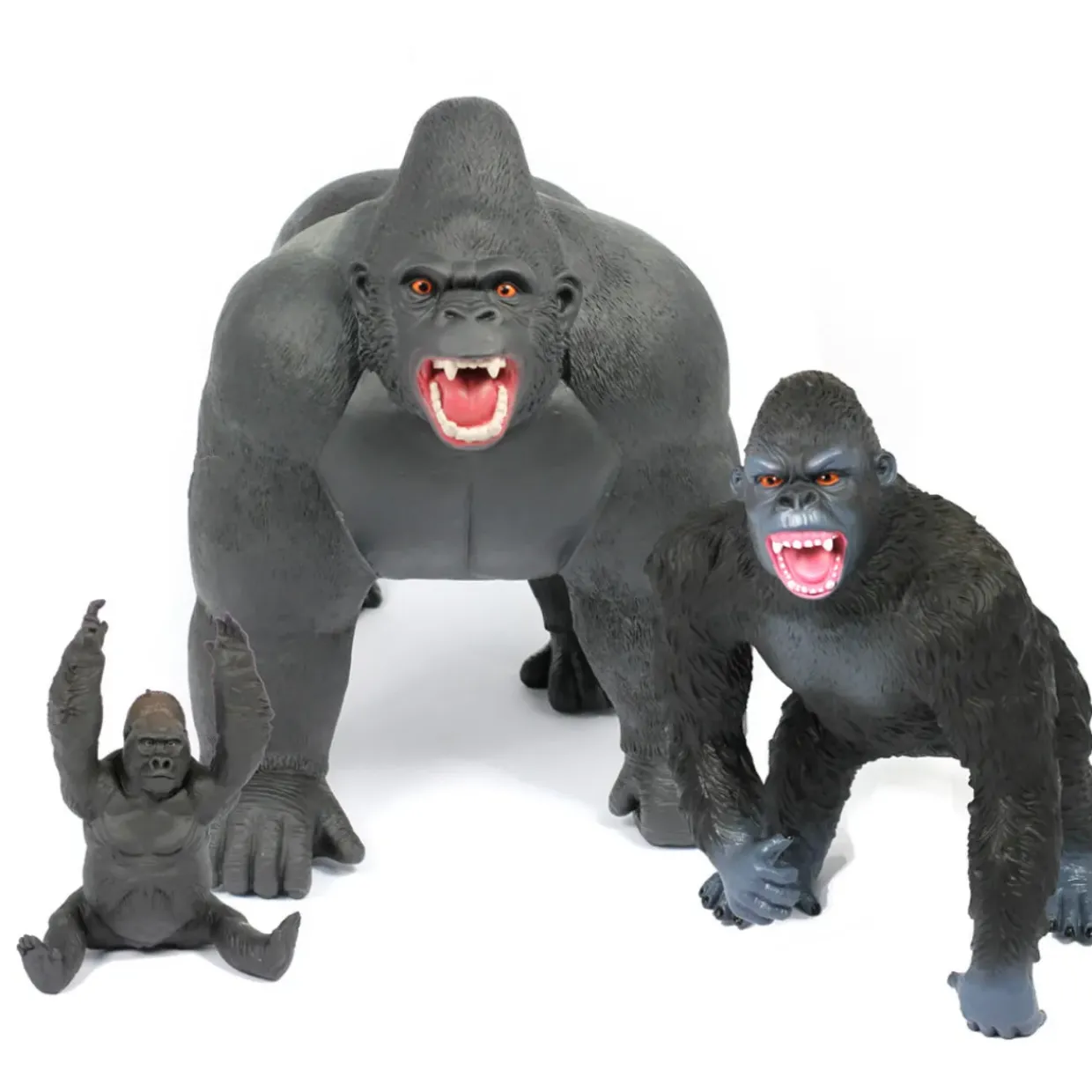 Toy Gorilla Family Of 3