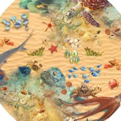 Tuff Tray Mat - Sea Floor