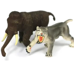 Wild Sabre-Toothed Tiger & Woolly Mammoth Toys