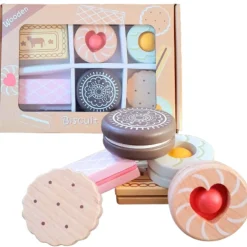 Wooden Biscuit Set