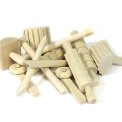 Wooden Dough Tools Set
