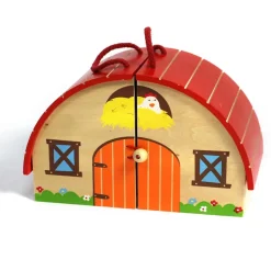 Wooden Farm Playset - Eco-Friendly, Portable, & Ready-to-Play