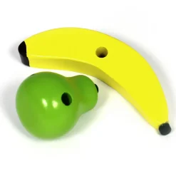 Wooden Fruit & Veg Threading & Lacing Set - 24PCS