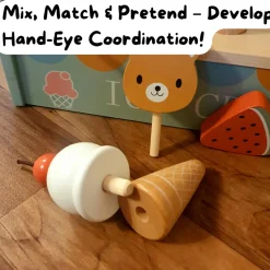 Wooden Ice Cream Stand